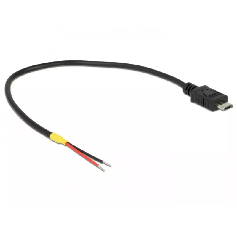 USB-kabel DeLOCK 85541 Micro-USB B 0,2 m zwart