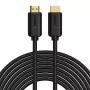 Baseus 2x HDMI 2.0 4K 30Hz kabel, 3D, HDR, 18 Gbit/s, 8 m (zwart)