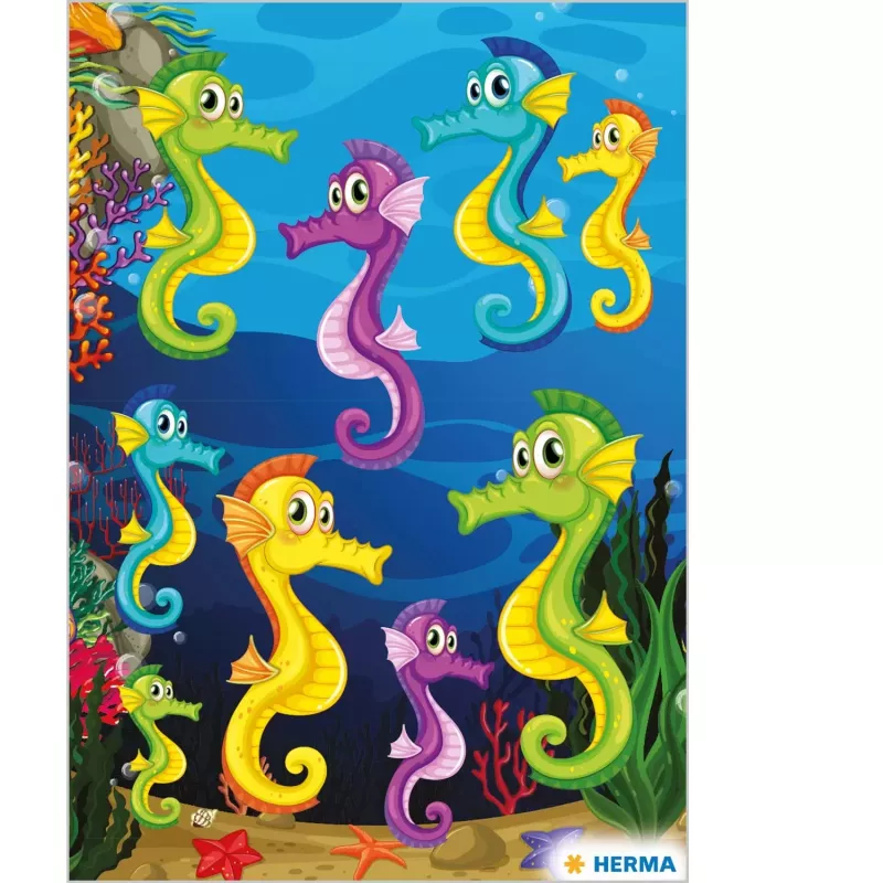 Decoratiesticker HERMA 15398 veelkleurig dierenpatroon