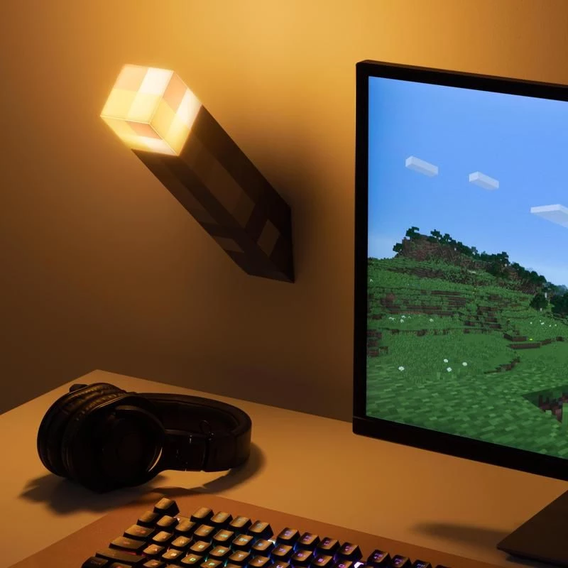 Tafellamp Paladone Torch Light PP9202MCFV3 Minecraft-design op batterijen