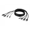Belkin Secure KVM combo kabel - video- / USB- / audiokabel - TAA-conform - USB, mini-jack, HDMI (M)