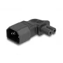 Voeding DeLOCK 80473 C14 naar C7 2,5A 90° zwart