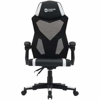 CANYON gamingstoel Flow MCH01 mesh zwart wit