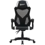 CANYON gamingstoel Flow MCH01 mesh zwart wit