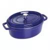 Gietijzeren cocotte Staub 4,25 L, 29 cm, blauw