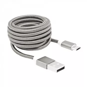 Sbox USB->Micro USB M/M 1,5 m USB-10315W wit