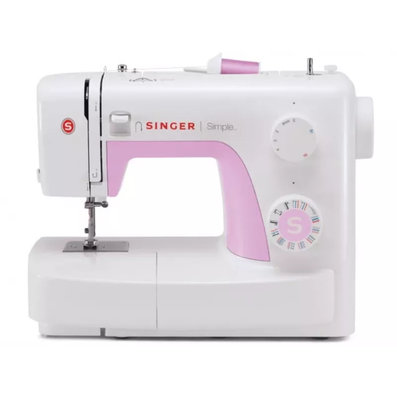 Naaaimachine | Singer | SIMPLE 3223 | aantal steken 23 | aantal knoopsgaten 1 | wit/roze