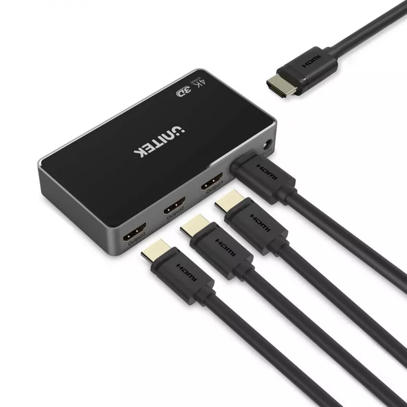 UNITEK V1109A HDMI-videosplitter 4x HDMI 4K 1.4b