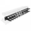 Kabelmanagementpaneel DeLOCK 19 inch 66550 zwart 1HE