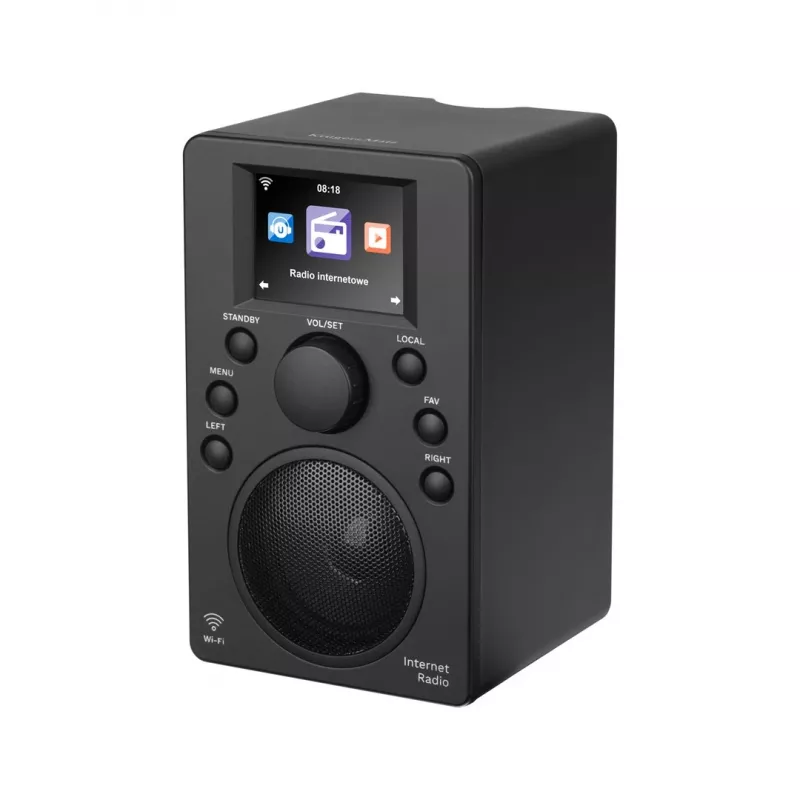 Internetradio Kruger & Matz KM0818.1 met Wi-Fi, Bluetooth, USB en wekker