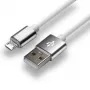 everActive kabel USB 1m - wit, silicone, snel opladen, 2,4A - CBS-1MW
