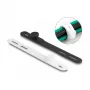 Herbruikbare kabelbinder DeLOCK Soft Tie 10 stuks zwart wit