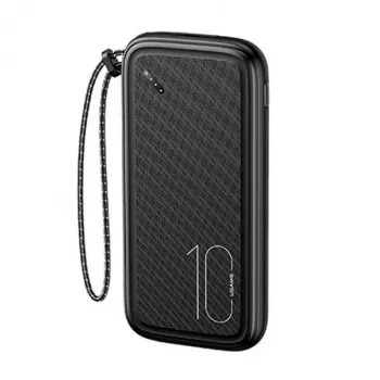 Draagbare powerbank USAMS PB56 10000 mAh 2x USB / USB-C / MicroUSB snelladen