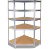 Gereedschapsopslagrek Top e shop Rack GC9030 — Verzinkt staal & MDF, 900x300x1800 mm, vrijstaand/wandmontage, 875 kg capaciteit