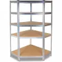 Top E Shop GC9030 metalen hoekrek, 30 cm