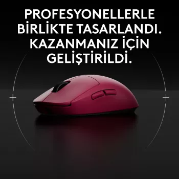 Logitech G PRO 2 - muis - gaming - rechts- en linkshandig - optisch - 8 toetsen - draadloos, bedraad - 2,4 GHz, USB - USB Logitech LIGHTSPEED-ontvanger - roze (910-007310)
