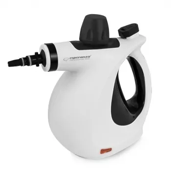 Esperanza EHS008 stoomreiniger 0,35L zwart, wit 900W