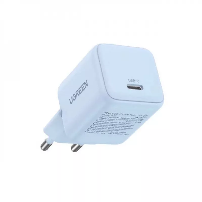 UGREEN X512 20W GAN 1X USB-C POWER ADAPTER - blauw