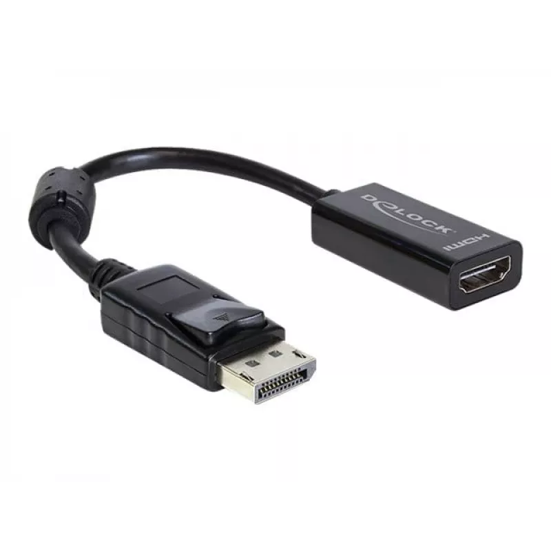 Videokabel-adapter DELOCK 61849 0,125 m DisplayPort naar HDMI
