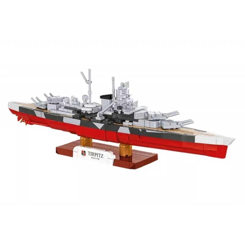 Constructieset Cobi slagschip Tirpitz model met 593 onderdelen, schaalgetrouw en displaykenmerken