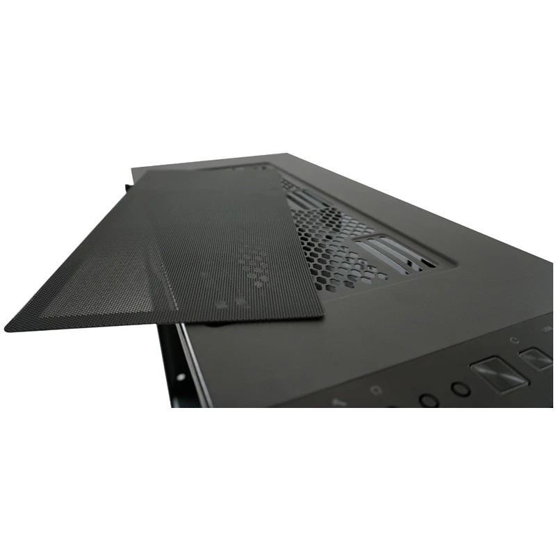 LC Power Gaming 709B Solar_System_X - tower - ATX - zonder voeding - zwart - USB/audio (LC-709B-ON)