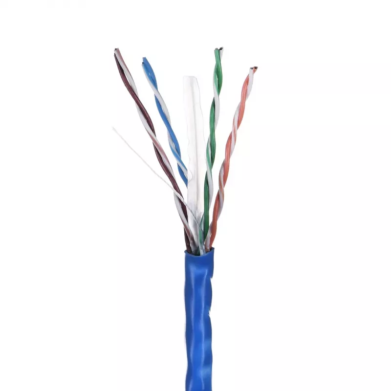 LANBERG netwerkkabel U/UTP Cat6 LCU6-10CC-0305-B 305 m, CCA-geleider, 23 AWG, blauw