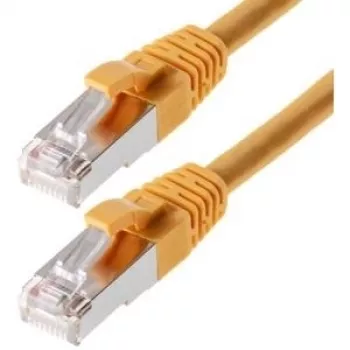 Netwerkkabel Helos CAT6 S/FTP (PIMF) 7,5 m geel
