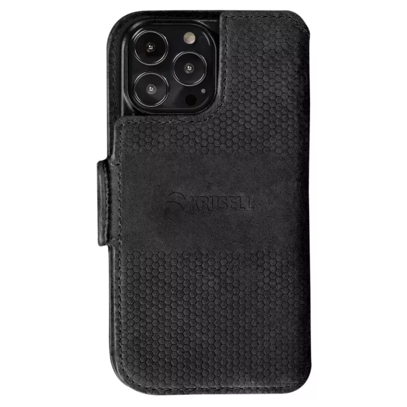 Walletcase Krusell 62396 voor iPhone 13 Pro Max 17 cm zwart