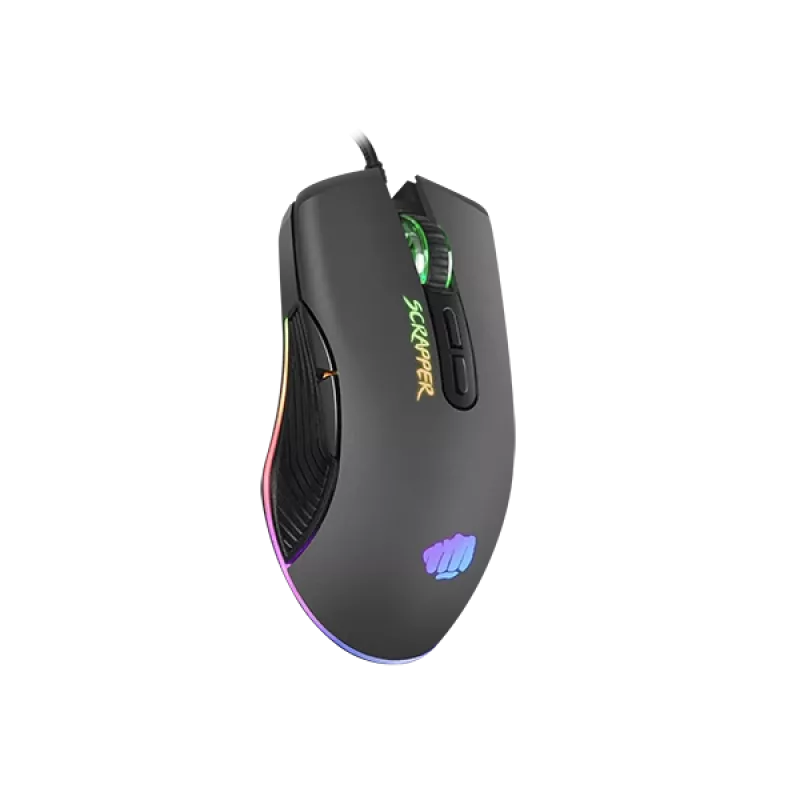 FURY Scrapper muis gaming dubbelhandig USB Type-A optisch 6400 DPI