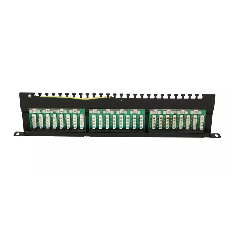 Patchpanel Extralink CAT6 UTP 0.5U 24 poorten