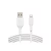 Belkin PVC USB-A naar Lightning 2m wit