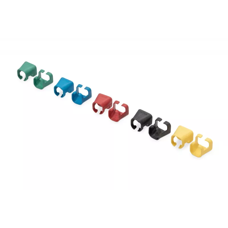 Kleurcoderingsclip Digitus A-CC-M diverse kleuren PVC 100 stuks