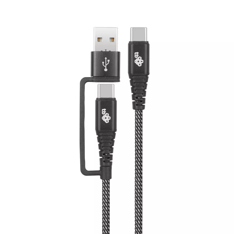 USB-A-naar-C-kabel TB AKTBXKUCTOA120B 1,2 m, zwart