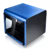 Mini-ITX PC-behuizing RAIJINTEK METIS EVO TG — gehard glas, blauw