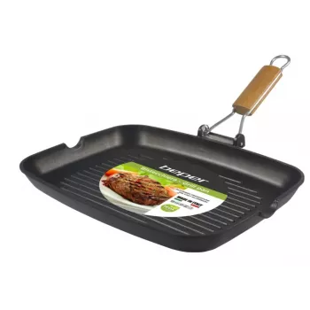 Elektrische grill Beper PE.511 met 26x36 cm antiaanbaklaag