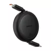 Baseus Free2Pull Mini USB-C naar USB-C USB-kabel, 60 W, 1 m, (zwart)