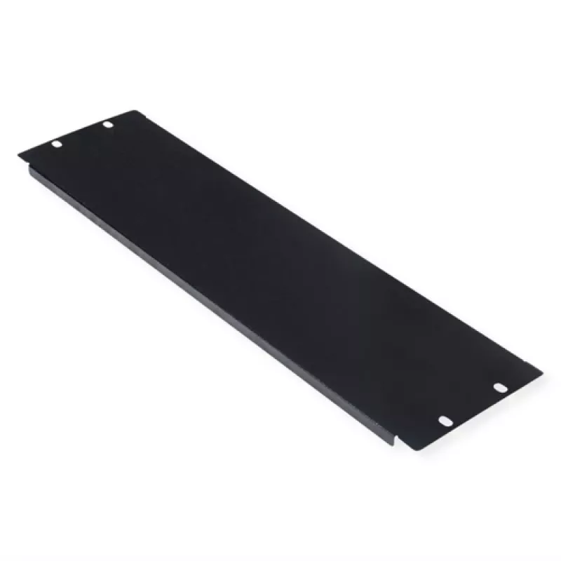 Blindplaat ROLINE 19 inch 3U zwart staal 480 mm