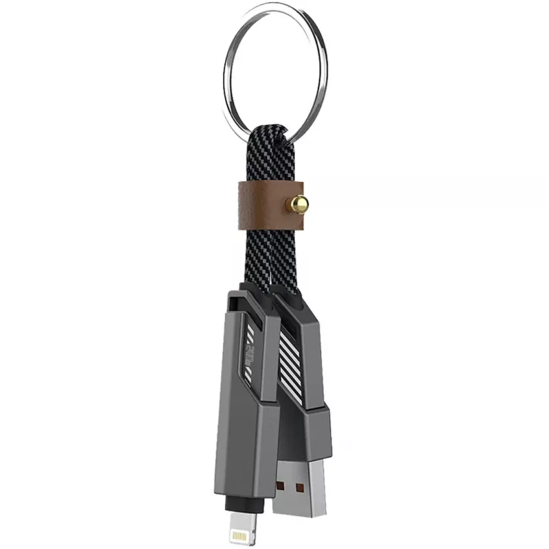4smarts USB-C kabel ComboCord Flat 240W+ sleutelhanger - kabel - Digitaal/Data