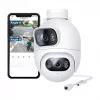 Imilab EC6 Dual wifi-beveiligingscamera voor buiten, wit