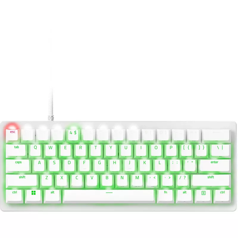Razer Huntsman V3 Pro Mini - wit - Duits toetsenbordlayout P - toetsenbord - optisch (RZ03-04992000-R3G1)