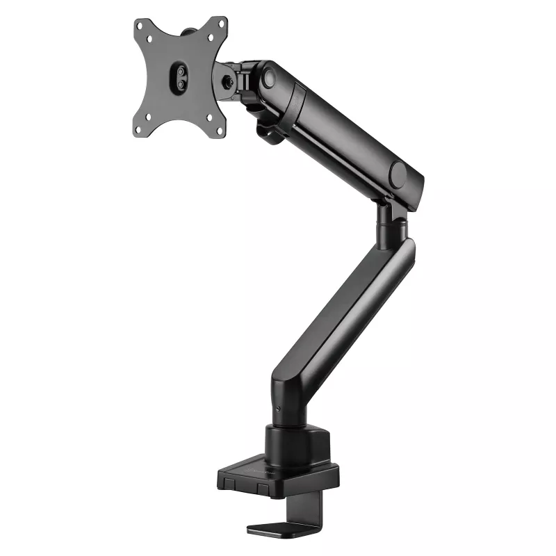Monitorarm SILVERSTONE SST-ARM13 — enkele in hoogte verstelbare VESA-compatibele houder, zilver