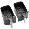 Heteluchtfriteuse Severin FR 2453 Double 3,25 L 2850 W zwart zilver