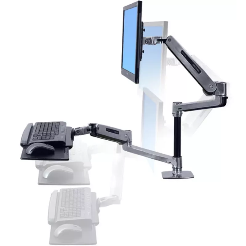 ERGOTRON WorkFit-LX, zit-sta tafelmountsysteem