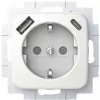 BUSCH JAEGER SCHUKO stopcontact USB-A+C 20 EUCB2USBAC-214 (2CKA002011A6296)
