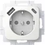 BUSCH JAEGER SCHUKO stopcontact USB-A+C 20 EUCB2USBAC-214 (2CKA002011A6296)