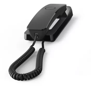 Analoge telefoon Gigaset DESK 200 zwart bedrade hoorn 10 vermeldingen