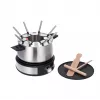 Severin FO 2471 fondue- en crêpecombinatie, zwart/roestvrij staal