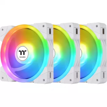 Thermaltake SWAFAN EX14 ARGB Sync pc-koelventilatoren, 3-pack, wit, TT Premium Edition, 140 mm