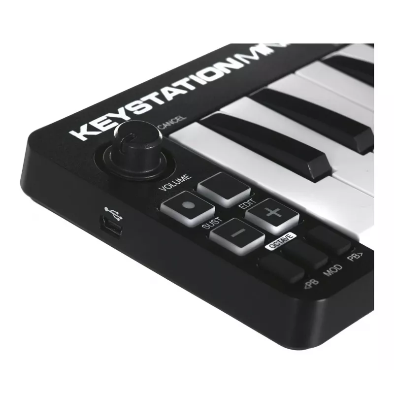 M-AUDIO Keystation Mini 32 MK3 MIDI-toetsenbord 32 toetsen USB zwart, wit