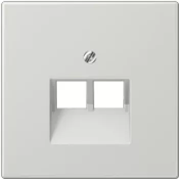 JUNG LS 969-2 UA LG - grijs - thermoplast - conventioneel - JUNG - UAE 2 x 8 UPO - UAE 8-8 UPO - UAE 8-8 UPOK6E - UAE 8-8 UPOK6 - MK-POF-2UAE - RJ-45